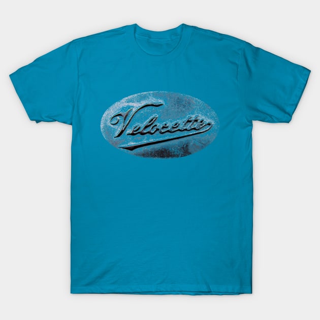 Velocette vintage motorbike logo (distressed style) T-Shirt by soitwouldseem